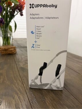 UPPAbaby Black Car Seat Adapters for Vista & Cruz Strollers